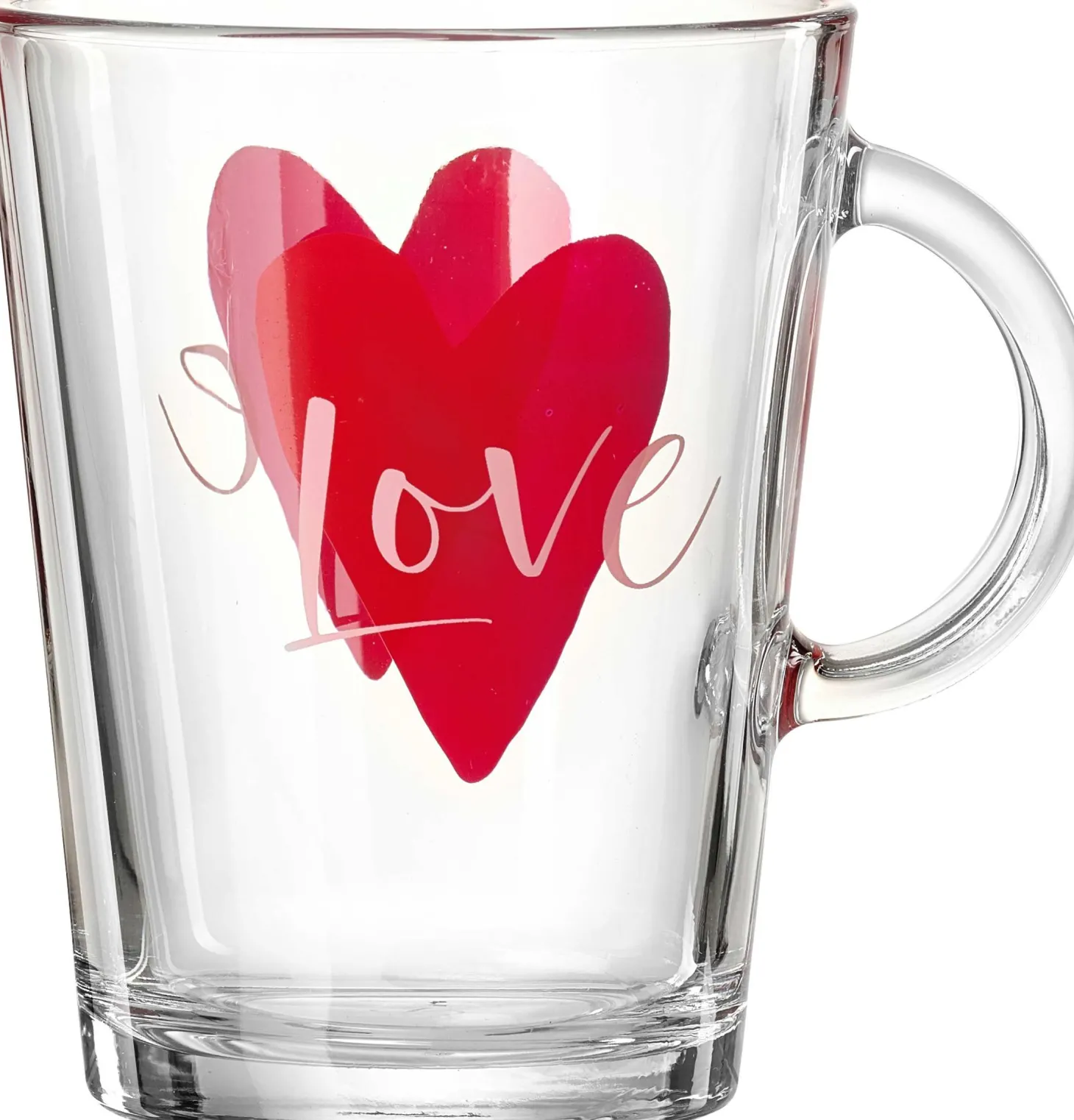 Becher Love Big | 380 ml | rot