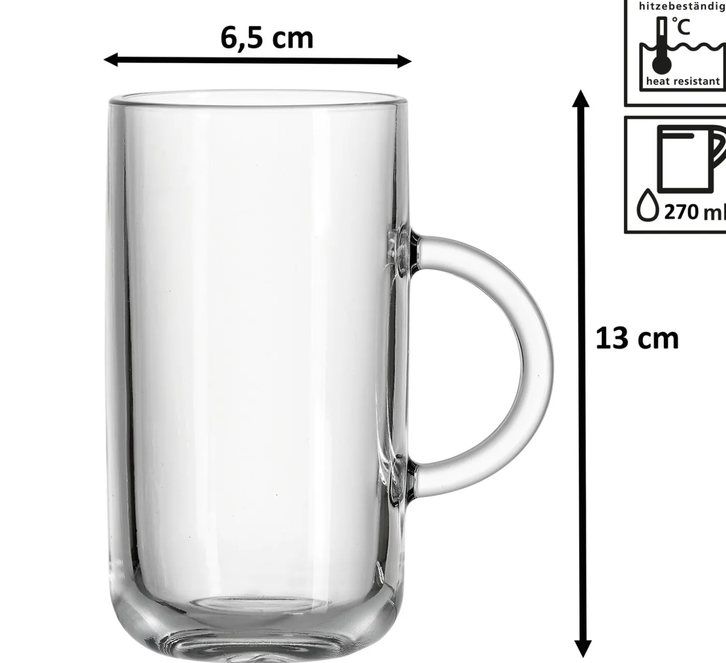 Becher-Set Marco | 6-teilig | 270 ml