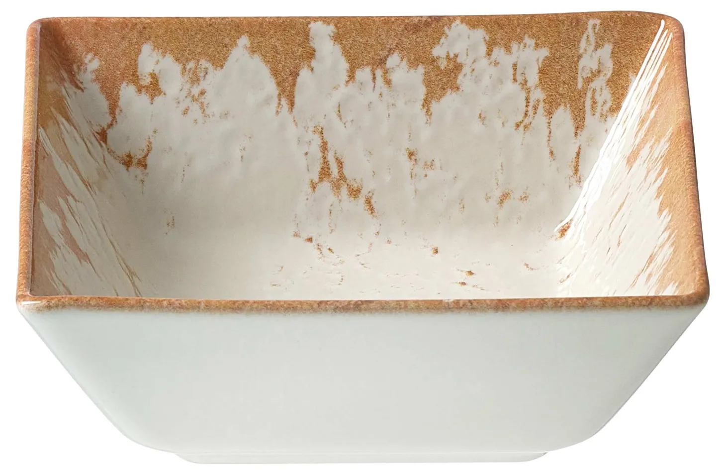 Beilagenschale Rusty | 13 x 13 x 5 cm | weiss