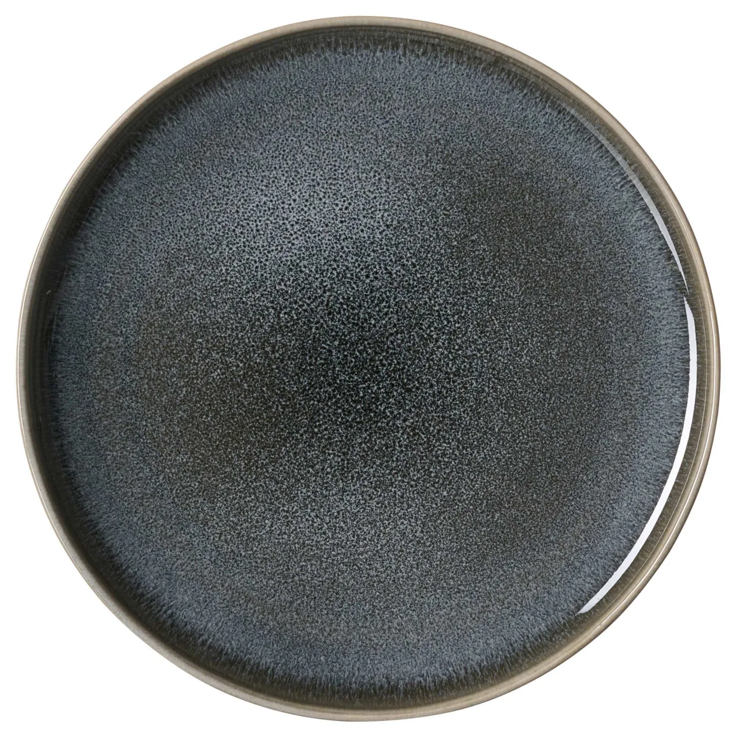 Beilagenteller flach Eda Schiefer | 11,5 cm | grau