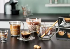 Cafe au Lait Tassen-Set Milano | 2-teilig | 650 ml | braun