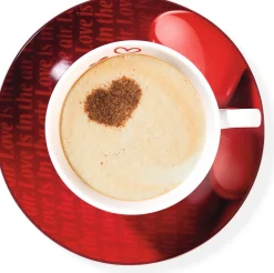 Cappuccino-Set Amore | 4-teilig | 220 ml | rot