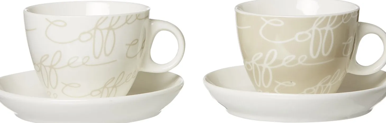 Cappuccino-Set Cornello | 4-teilig | 180 ml | creme