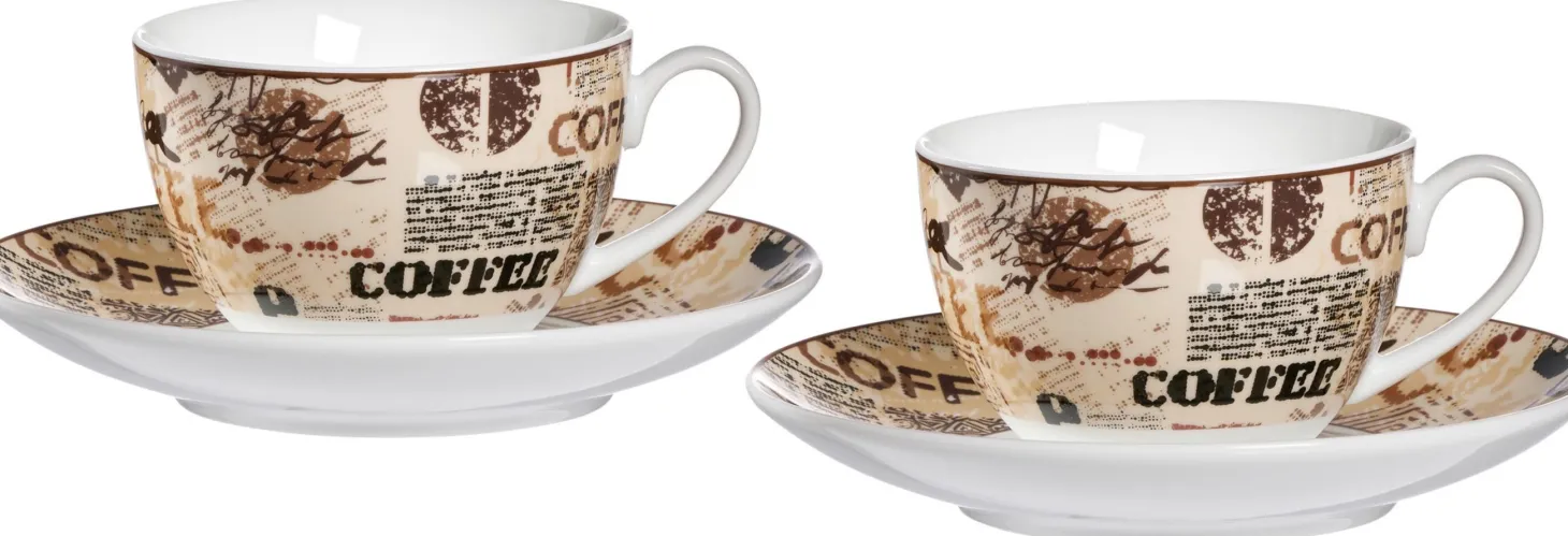 Cappuccino-Set Crema | 4-teilig | 220 ml | beige