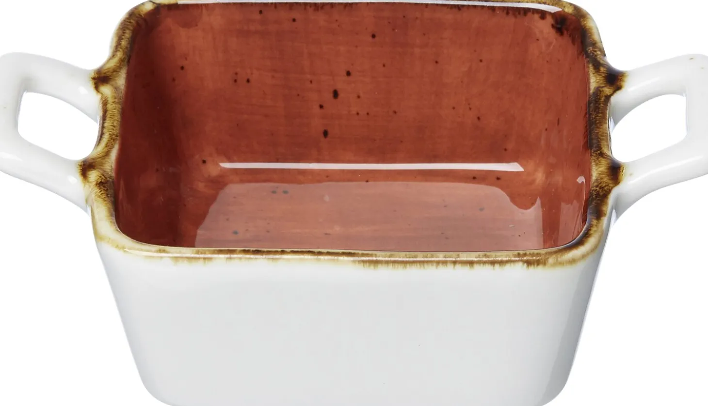 Dipschale Romo | 11 x 8 x 3,5 cm | terra | mit Henkel