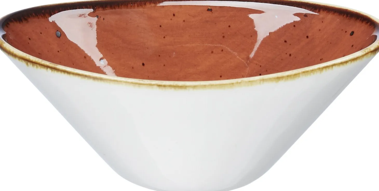 Dipschale Romo | 11 x 6 x 4 cm | terra | oval