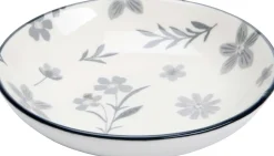 Dipschale Sendai Blume | 10,3 x 10,3 x 2,5 cm | grau