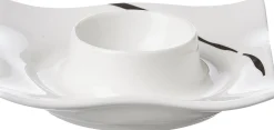 Eierbecher Dacapo | 13 x 13 x 2 cm | weiss