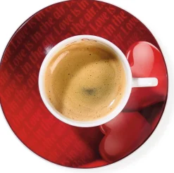 Espresso-Set Amore | 4-teilig | 90 ml | rot