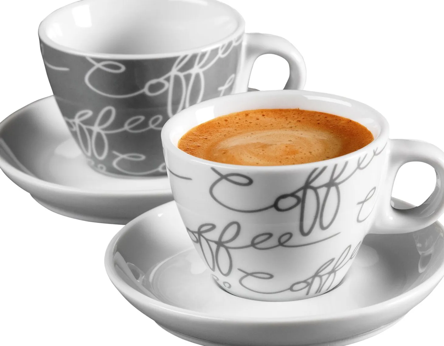Espresso-Set Cornello | 4-teilig | 80 ml | grau