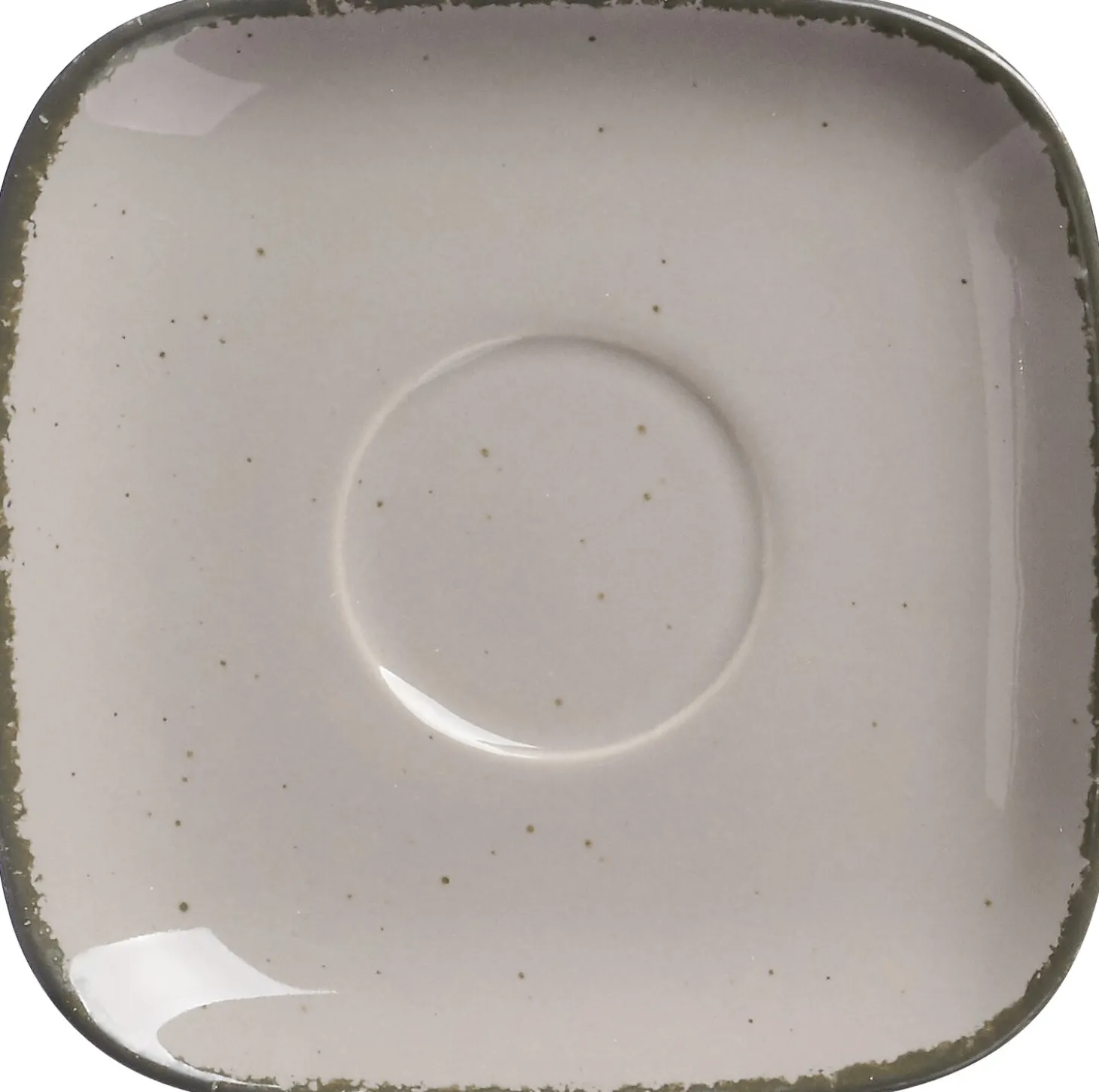Espressountertasse Casa | 10 cm | grau | quadratisch