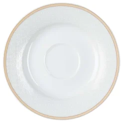 Espressountertasse Geo | 13 cm | weiss