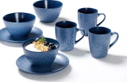 Frühstücksservice Kitwe | 16-teilig | blau