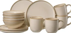 Frühstücksservice Olivia | 12-teilig | beige