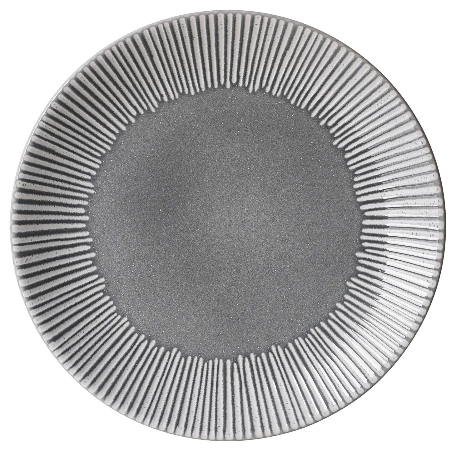 Frühstücksteller Banda | 21 cm | grau