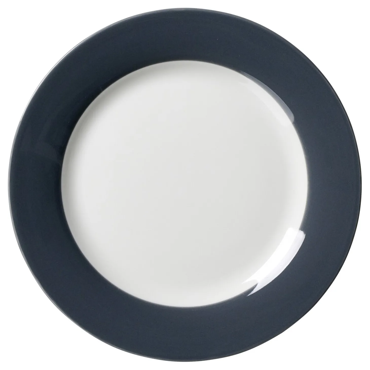 Frühstücksteller Doppio | 20,5 cm | anthrazit