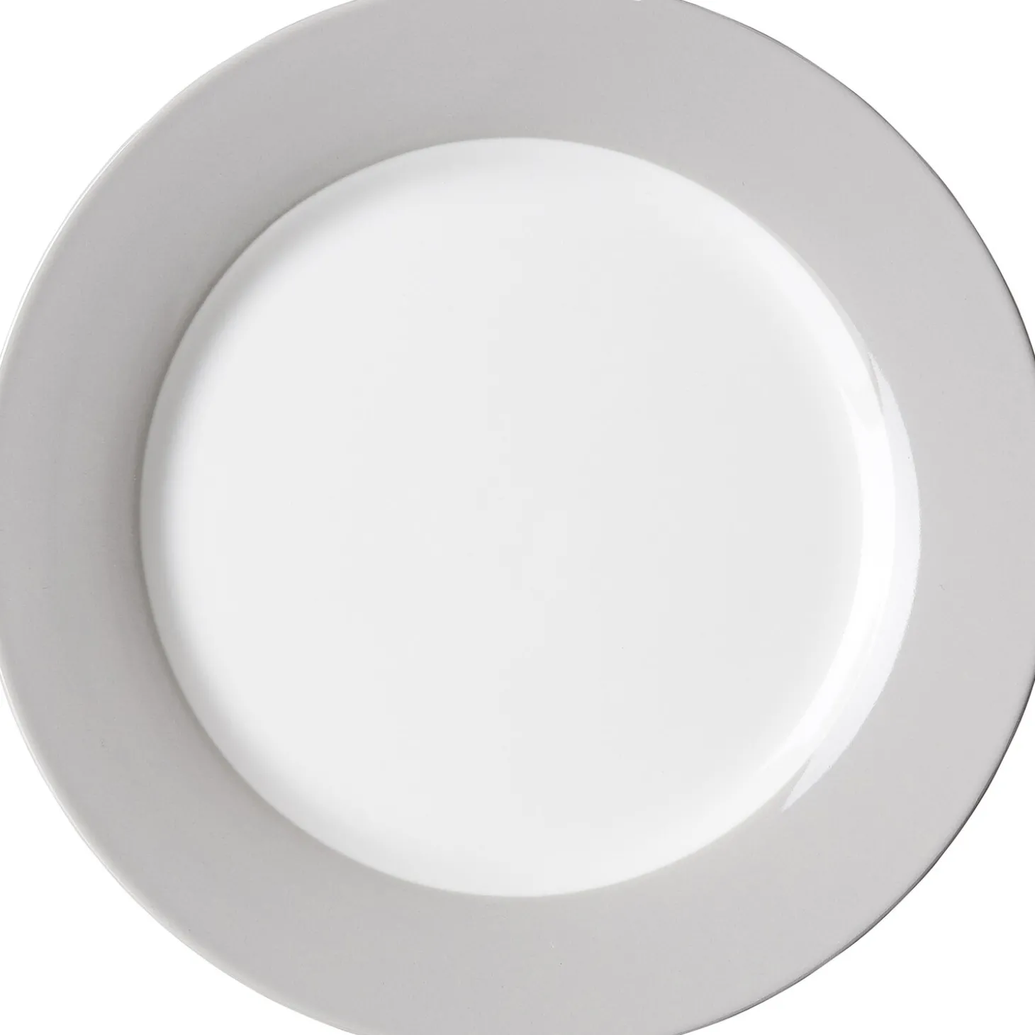 Frühstücksteller Doppio | 20,5 cm | grau