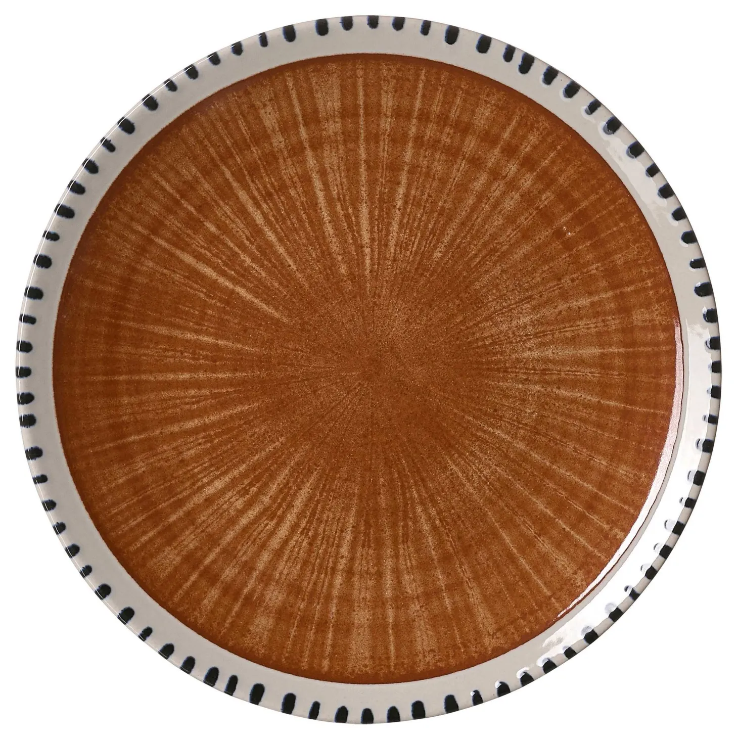 Frühstücksteller Natura | 20,5 cm | braun
