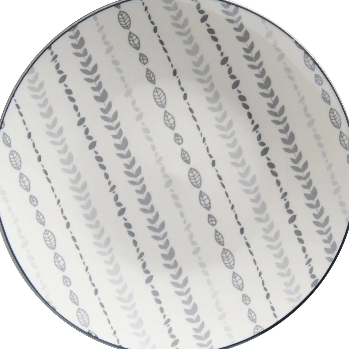 Frühstücksteller Sendai Ranke | 21 cm | grau