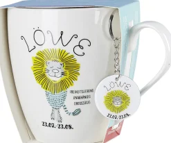 Kaffeebecher Astro Löwe | 650 ml | mit Schlüsselanhänger