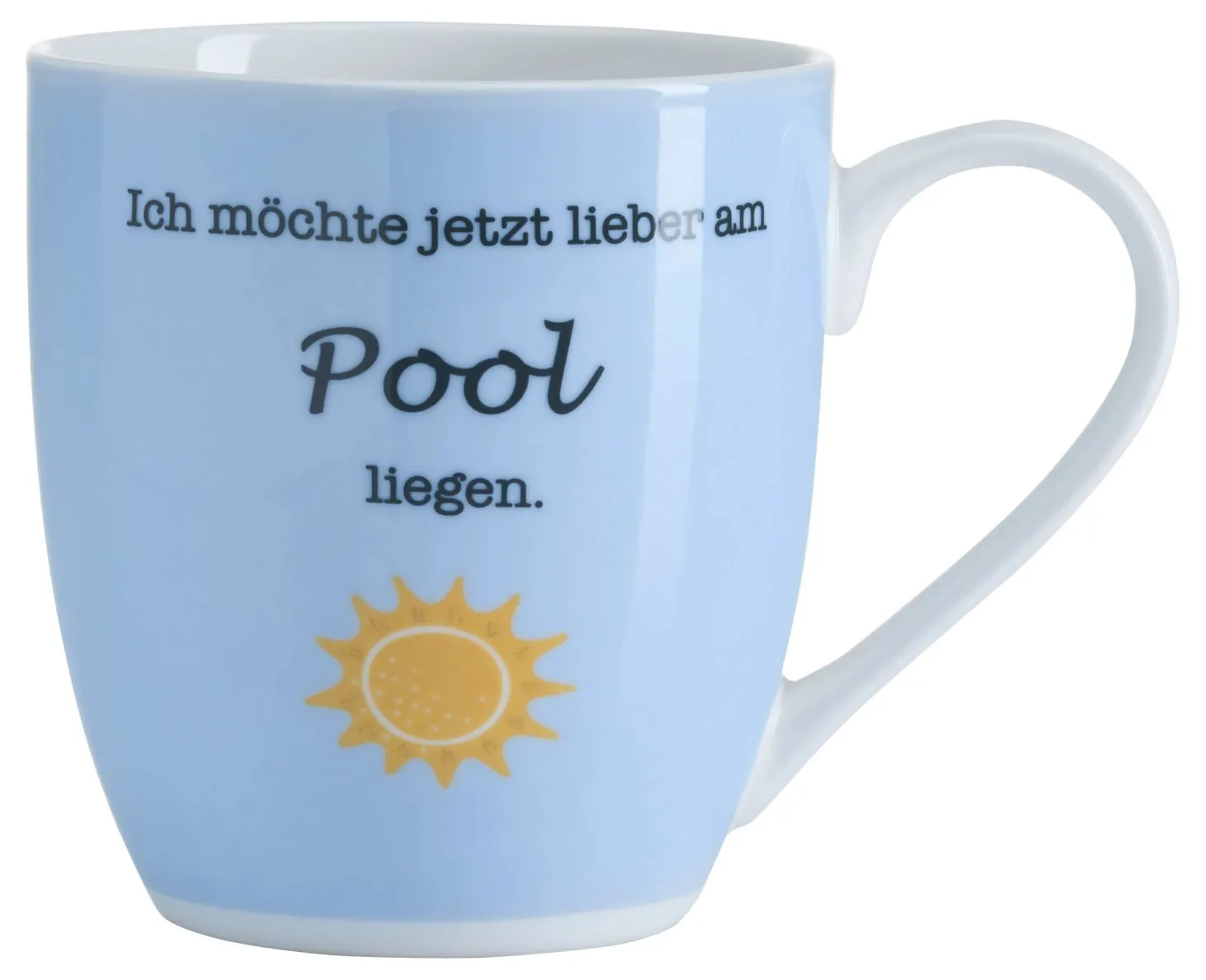 Kaffeebecher Auszeit Pool | 500 ml