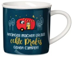 Kaffeebecher Camping Profis| 360 ml | blau