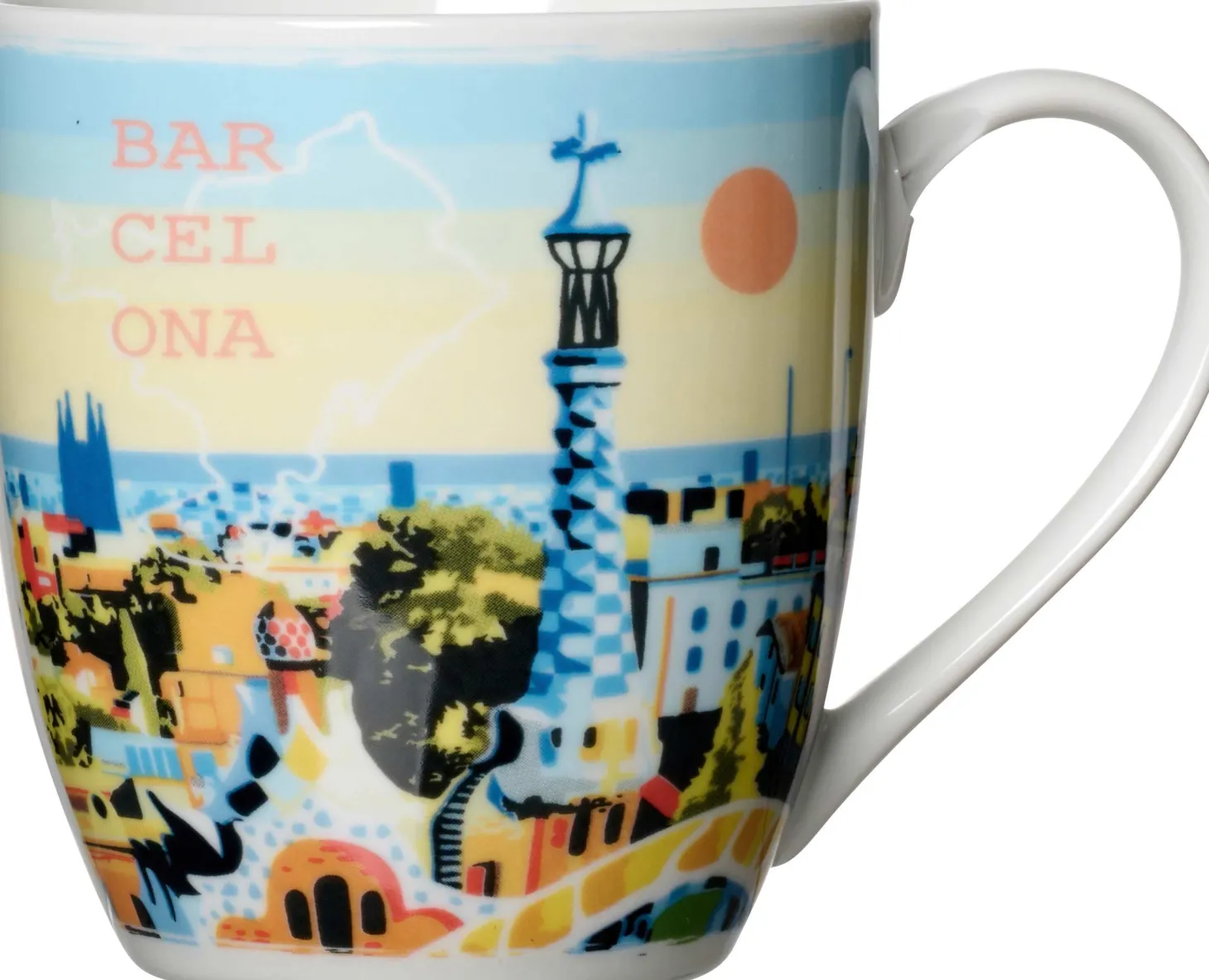 Kaffeebecher City Barcelona | 500 ml