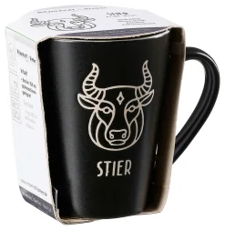 Kaffeebecher Cosmic Stier | 350 ml | schwarz