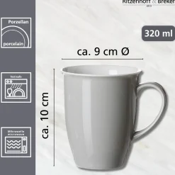 Kaffeebecher Doppio | 320 ml | grau