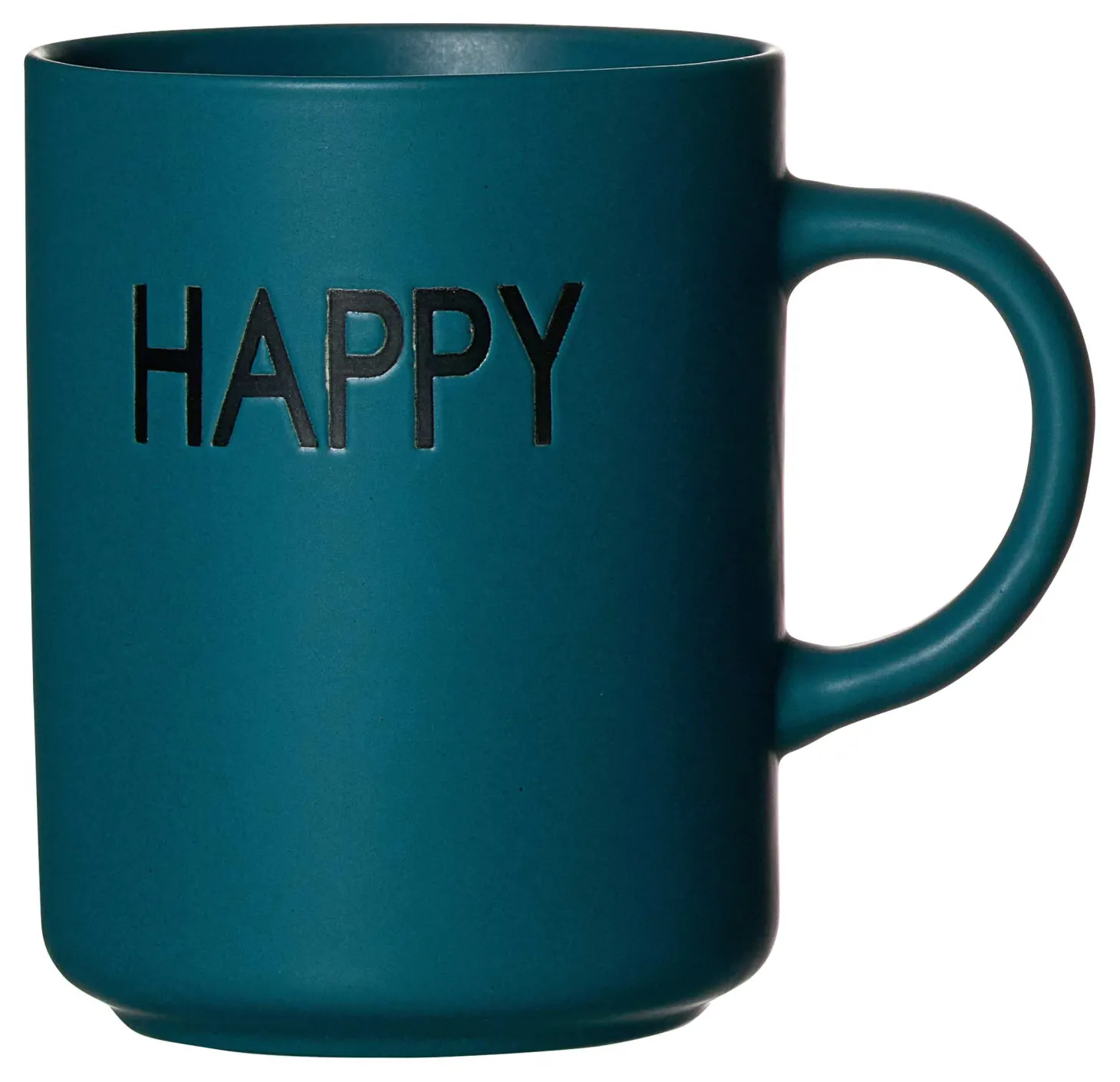 Kaffeebecher Happy | 390 ml | petrol