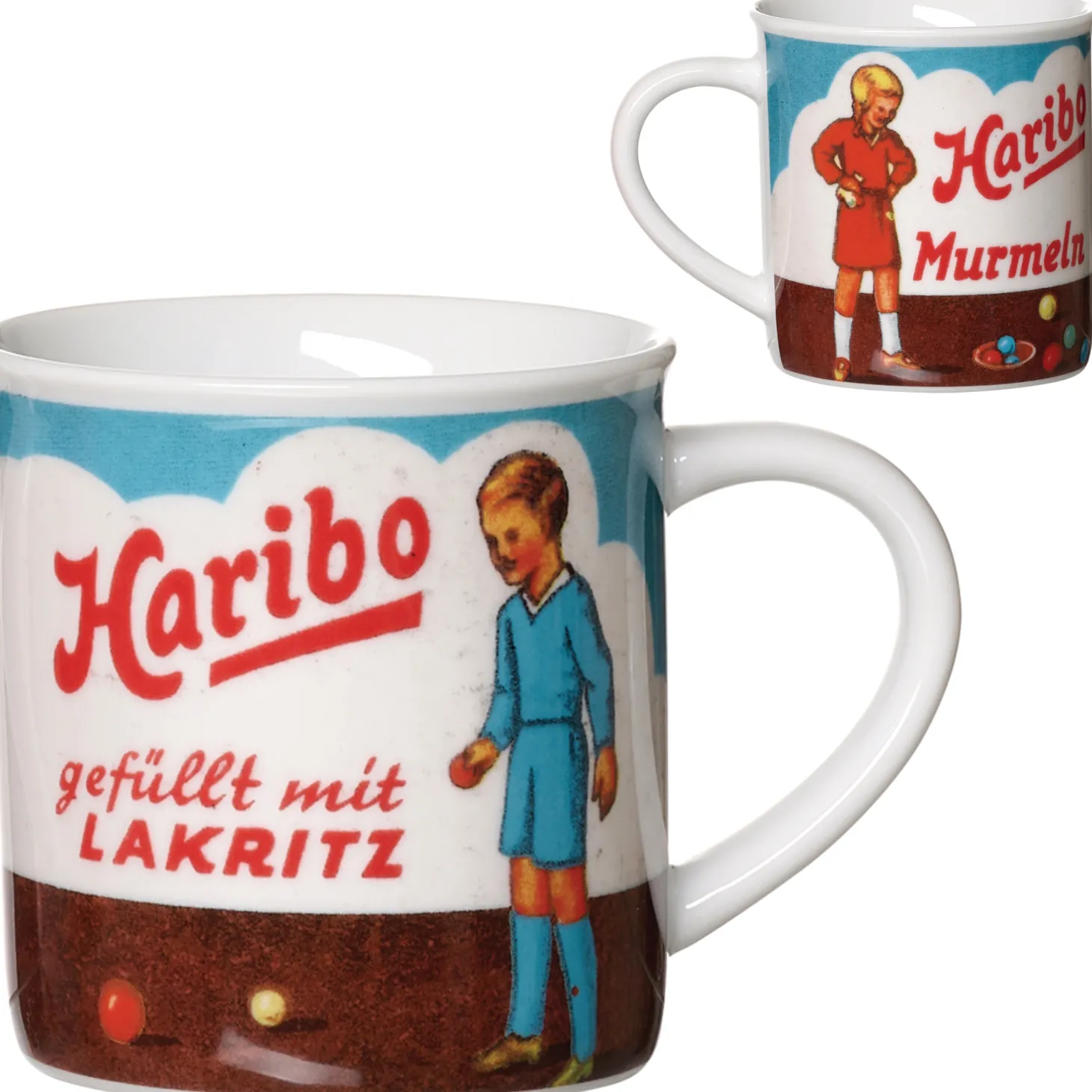 Kaffeebecher HARIBO Retro | Lakritz | 380 ml