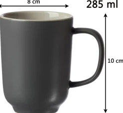 Kaffeebecher Jasper | 285 ml | grau