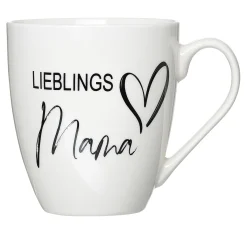 Kaffeebecher Lieblingsmama | 590 ml | weiss