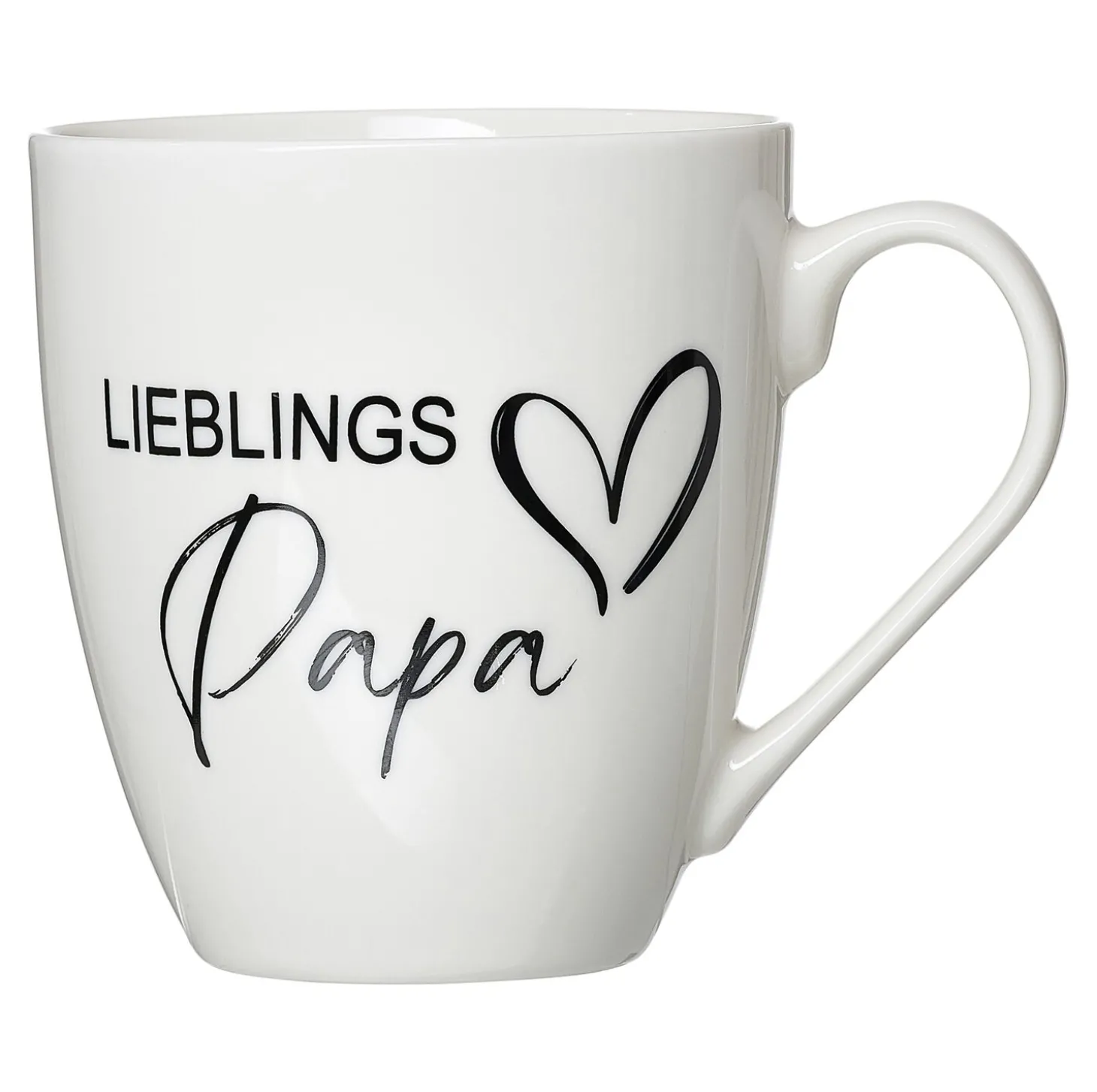 Kaffeebecher Lieblingspapa | 590 ml | weiss