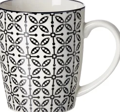 Kaffeebecher Takeo Leaves | 350 ml | schwarz