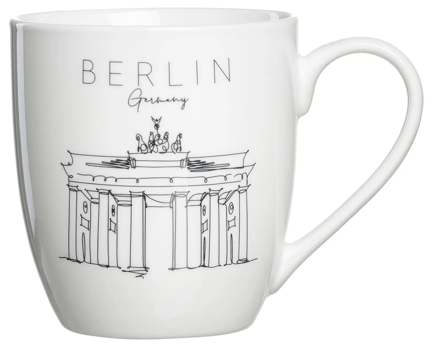 Kaffeebecher Travel Berlin | 500 ml | weiss
