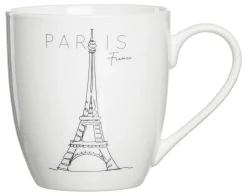 Kaffeebecher Travel Paris | 500 ml | weiss