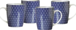 Kaffeebecher-Set Royal Reiko | 4-teilig | 350 ml | blau