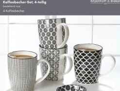 Kaffeebecher-Set Takeo | 4-teilig | 350 ml