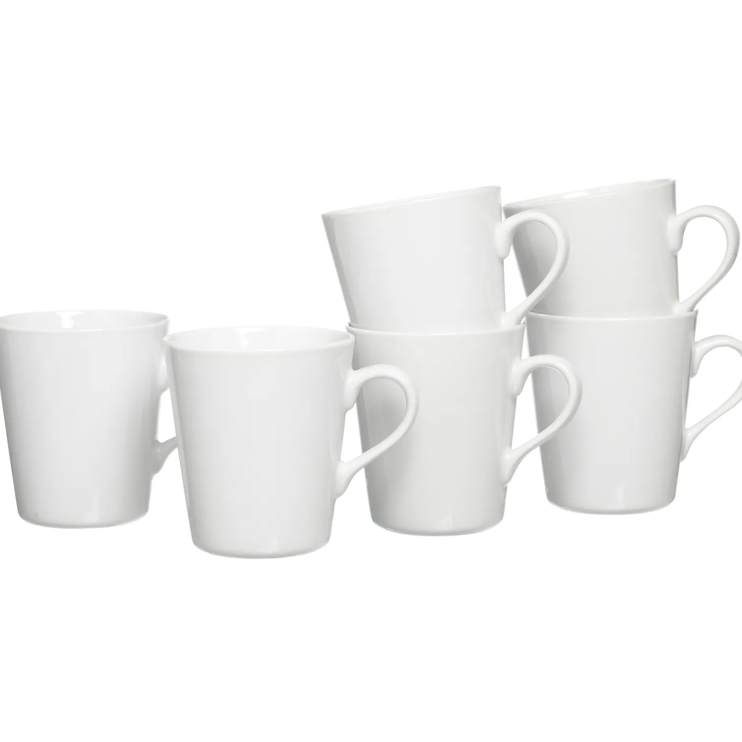 Kaffeebecher-Set Vio | 6-teilig | 300 ml | weiss