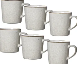Kaffeebecher-Set Visby | 6-teilig | 400 ml | grau