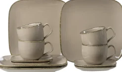 Kaffeeservice Casa | 12-teilig | grau