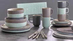Kaffeeservice Jasper | 12-teilig | taupe