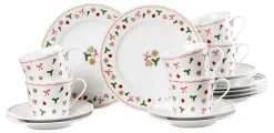 Kaffeeservice Lebkuchen | 18-teilig | weiss
