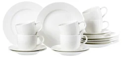 Kaffeeservice Saphir | 18-teilig | weiss