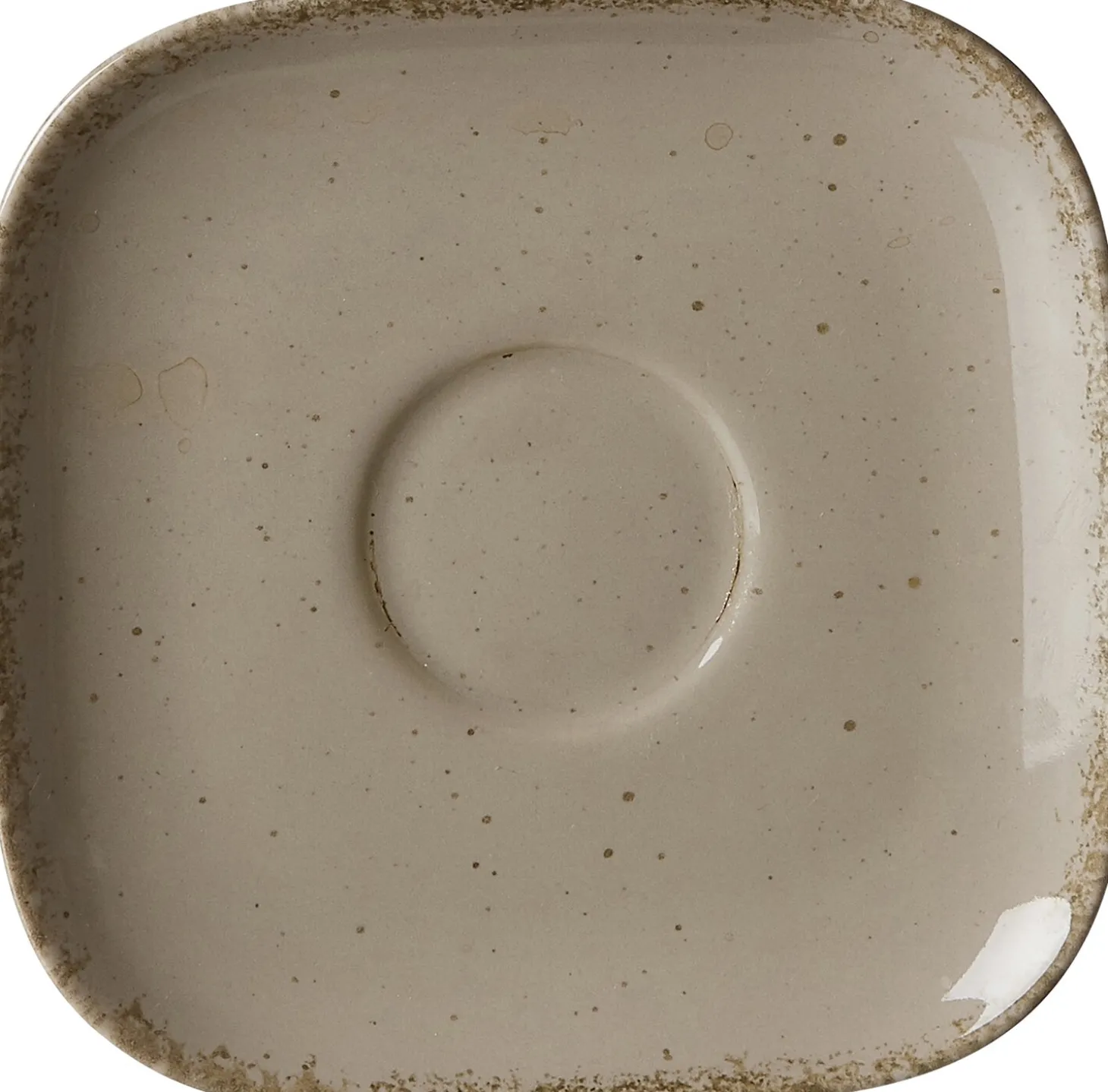 Kaffeeuntertasse Casa | 13,5 cm | grau | quadratisch