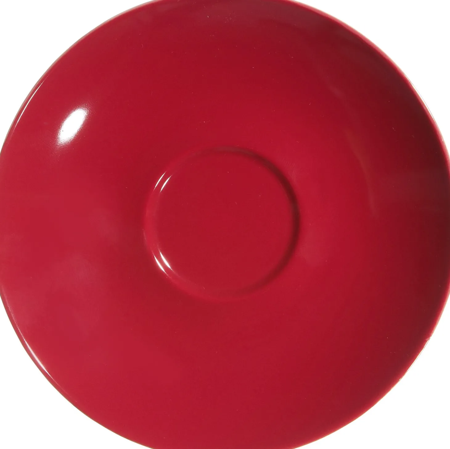 Kaffeeuntertasse Doppio | 16 cm | rot