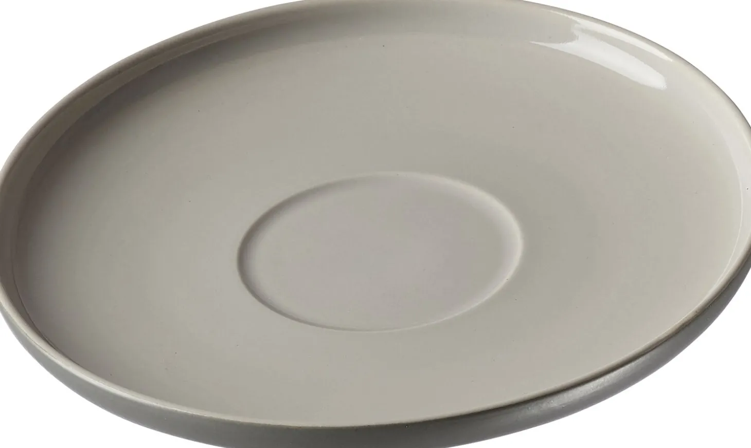Kaffeeuntertasse Jasper | 15 cm | grau