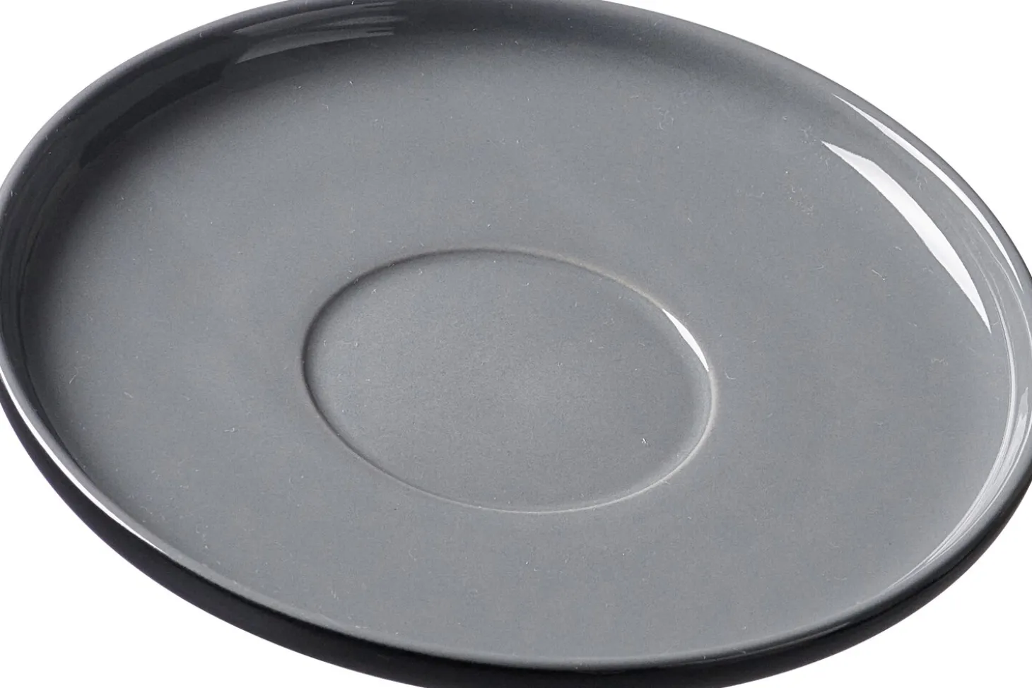 Kaffeeuntertasse Jasper | 15 cm | schwarz