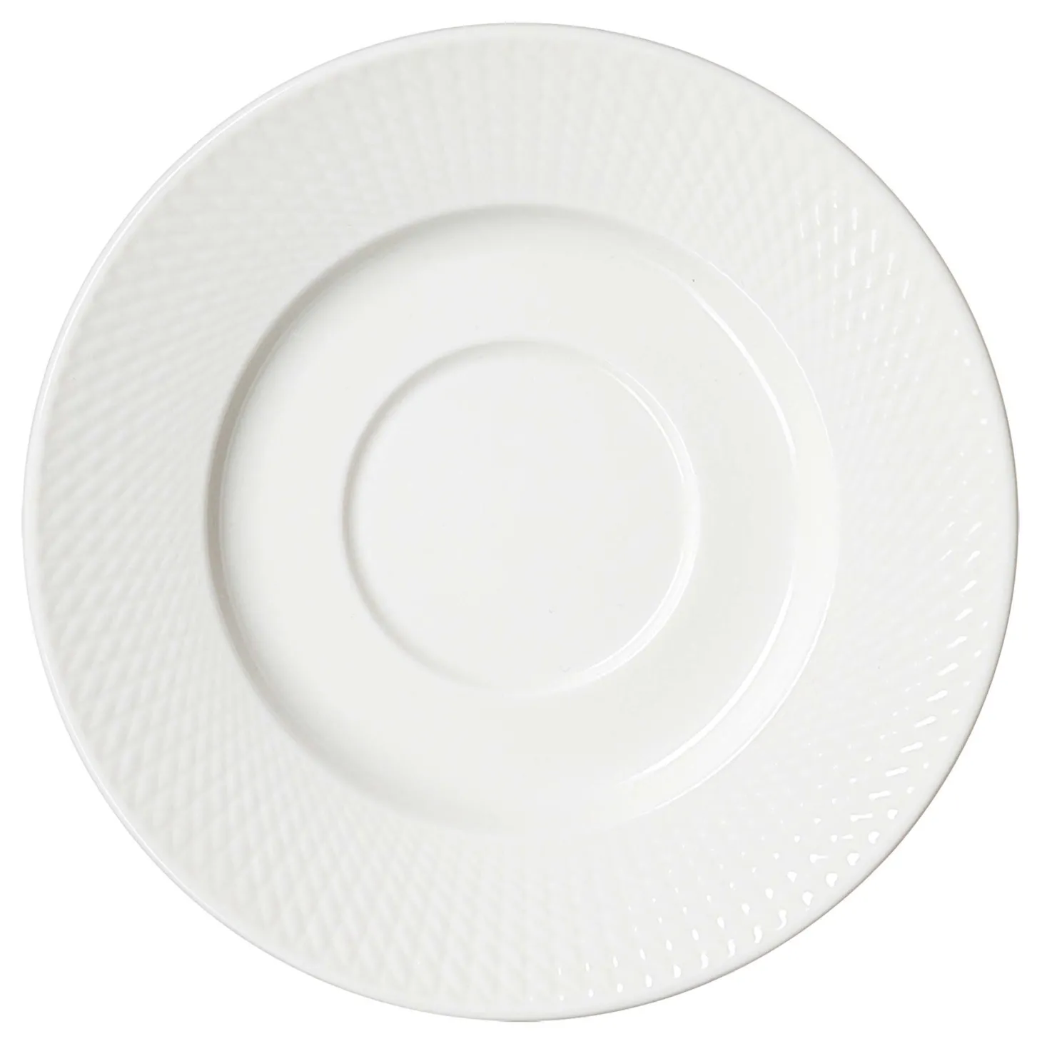 Kaffeeuntertasse Saphir | 15,5 cm | weiss